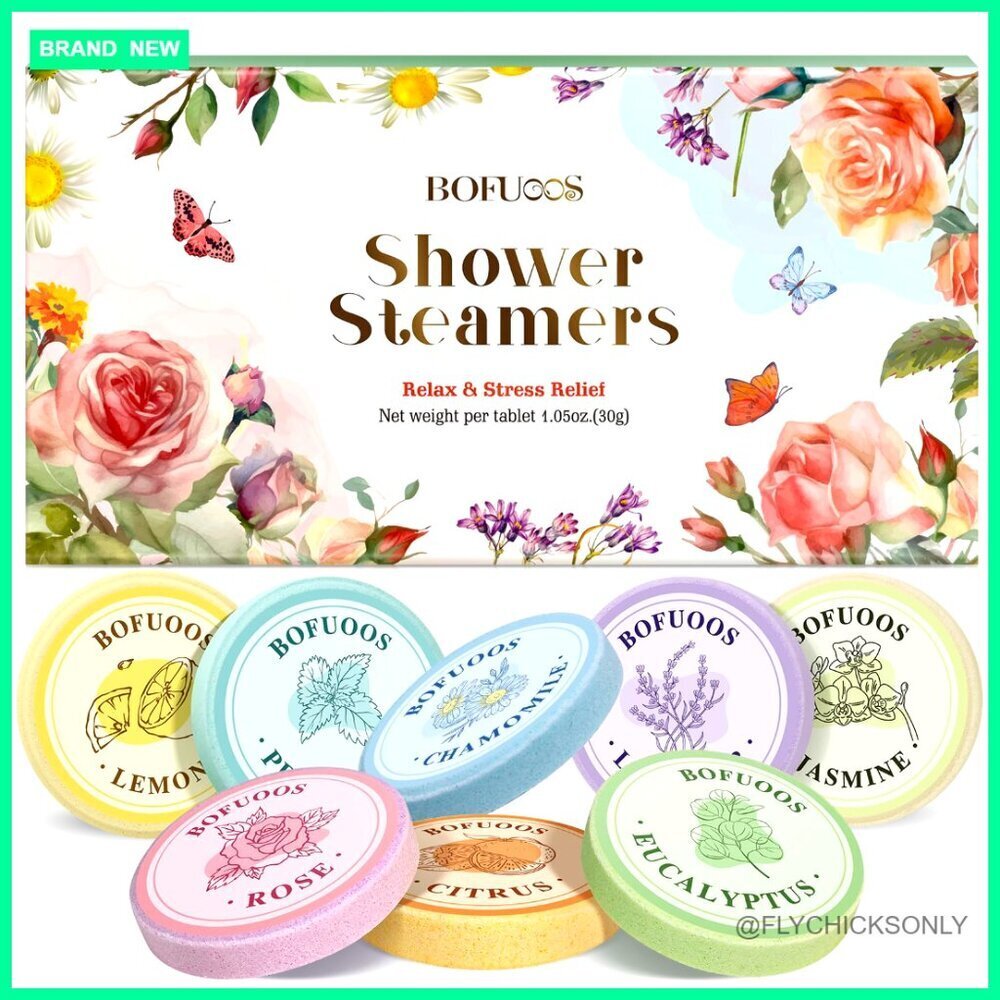 Natural Essential Oil Shower Steamers Aromatherapy Bath Bombs Self Care